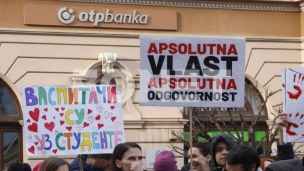 Protestna šetnja vaspitača